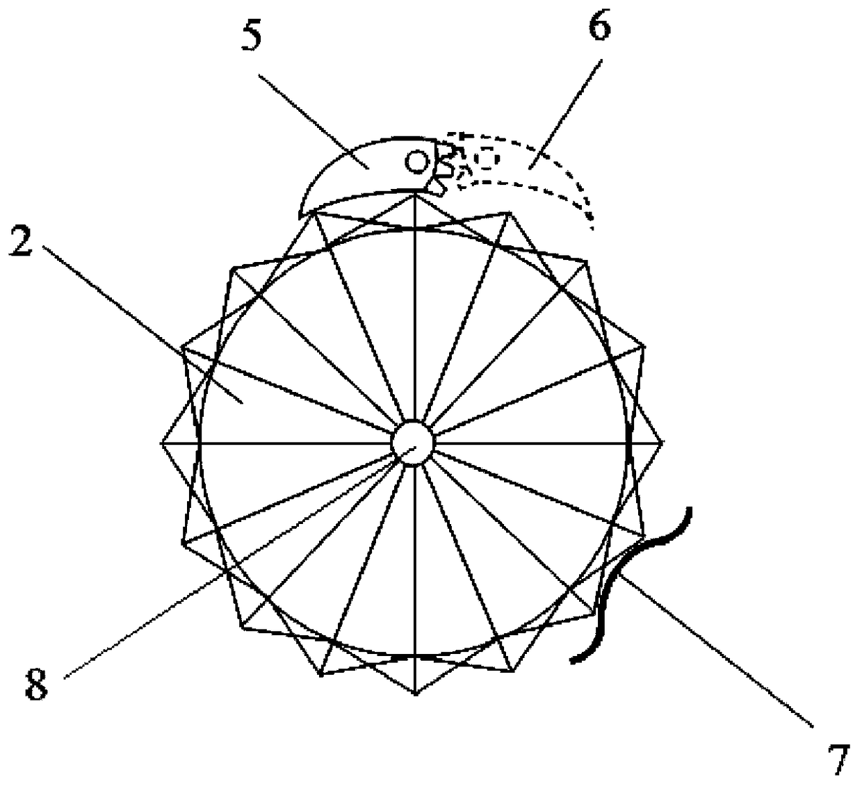 A winding locking device