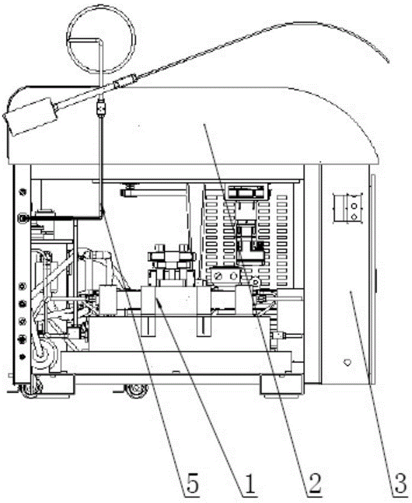 Food water cutting device and food water cutting method