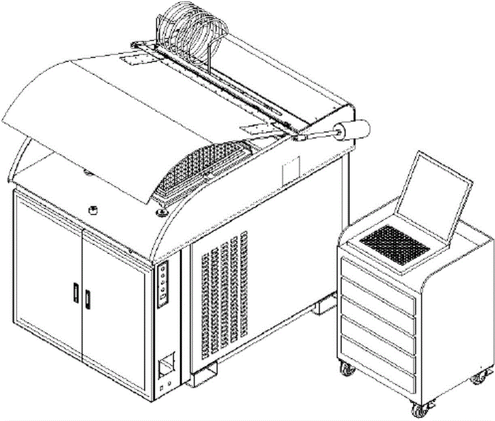 Food water cutting device and food water cutting method