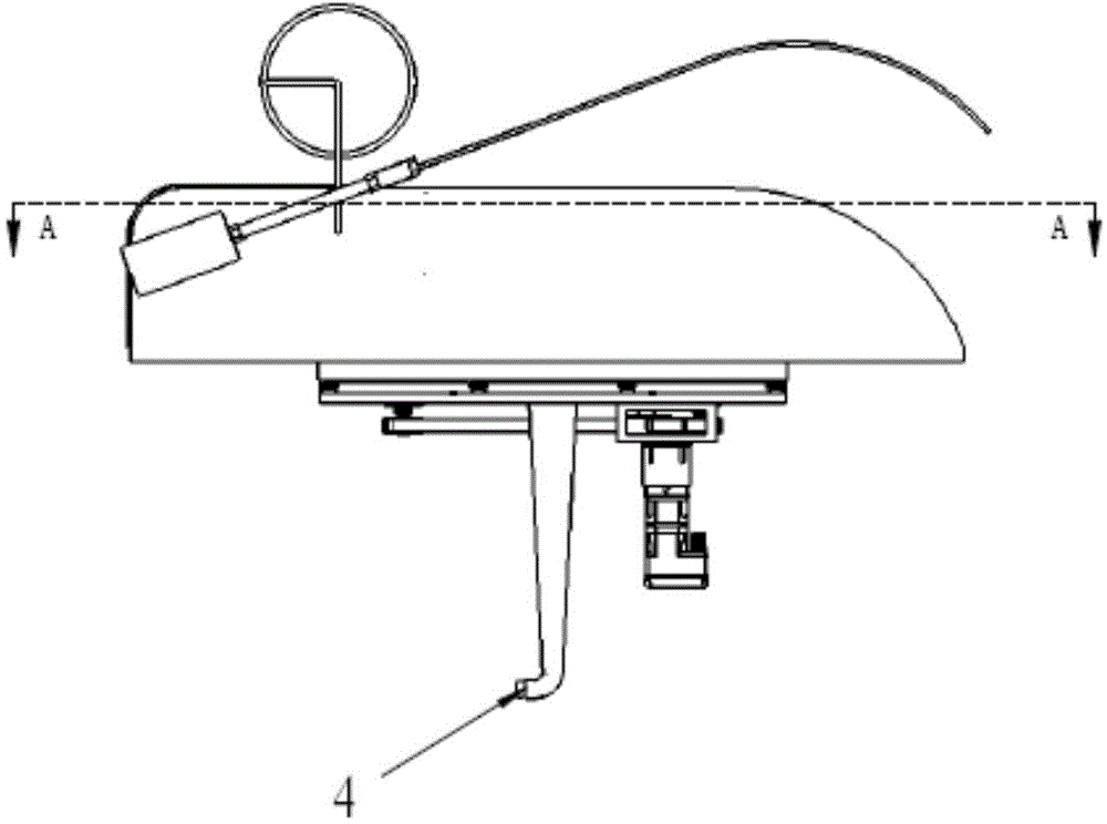 Food water cutting device and food water cutting method