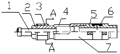 Connecting mechanism of oil well pump delivery valve