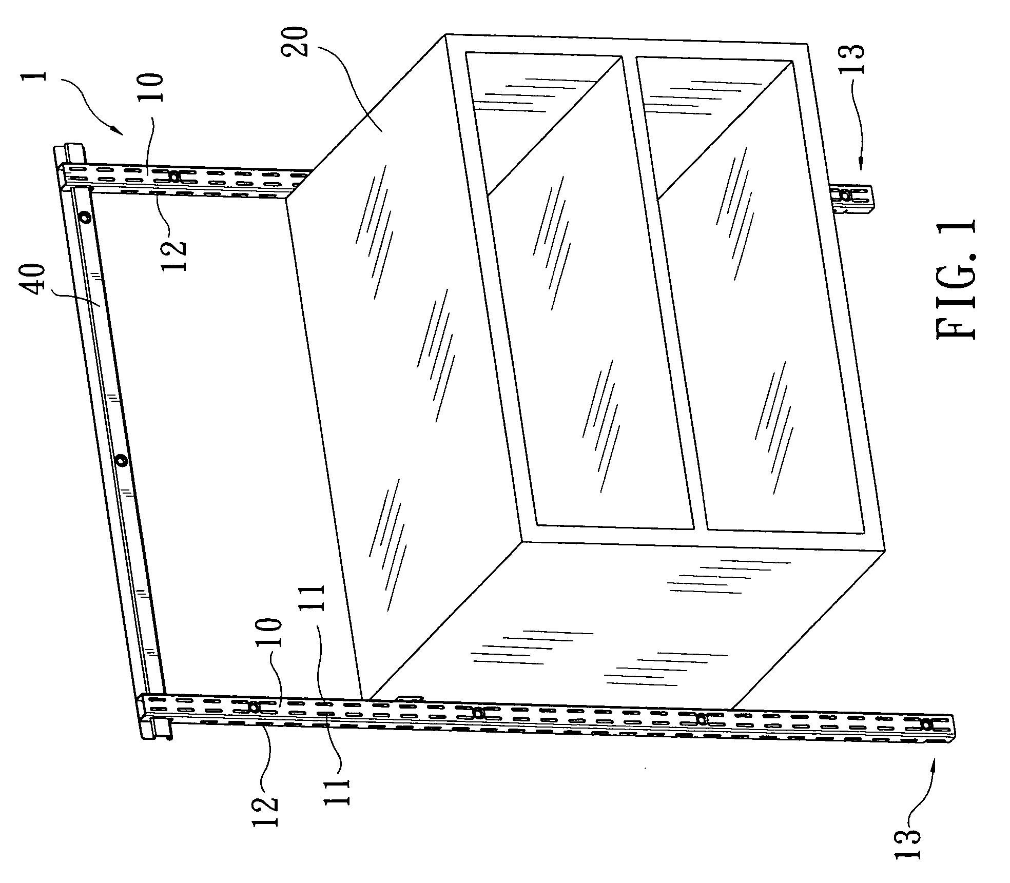 Wall-mount rack