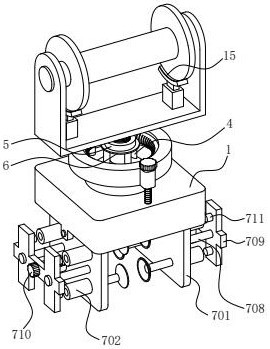 A consumable fixing device for 3D printing equipment