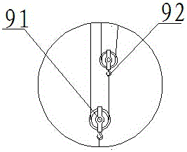 A rotating lifting device for micro-power electric equipment