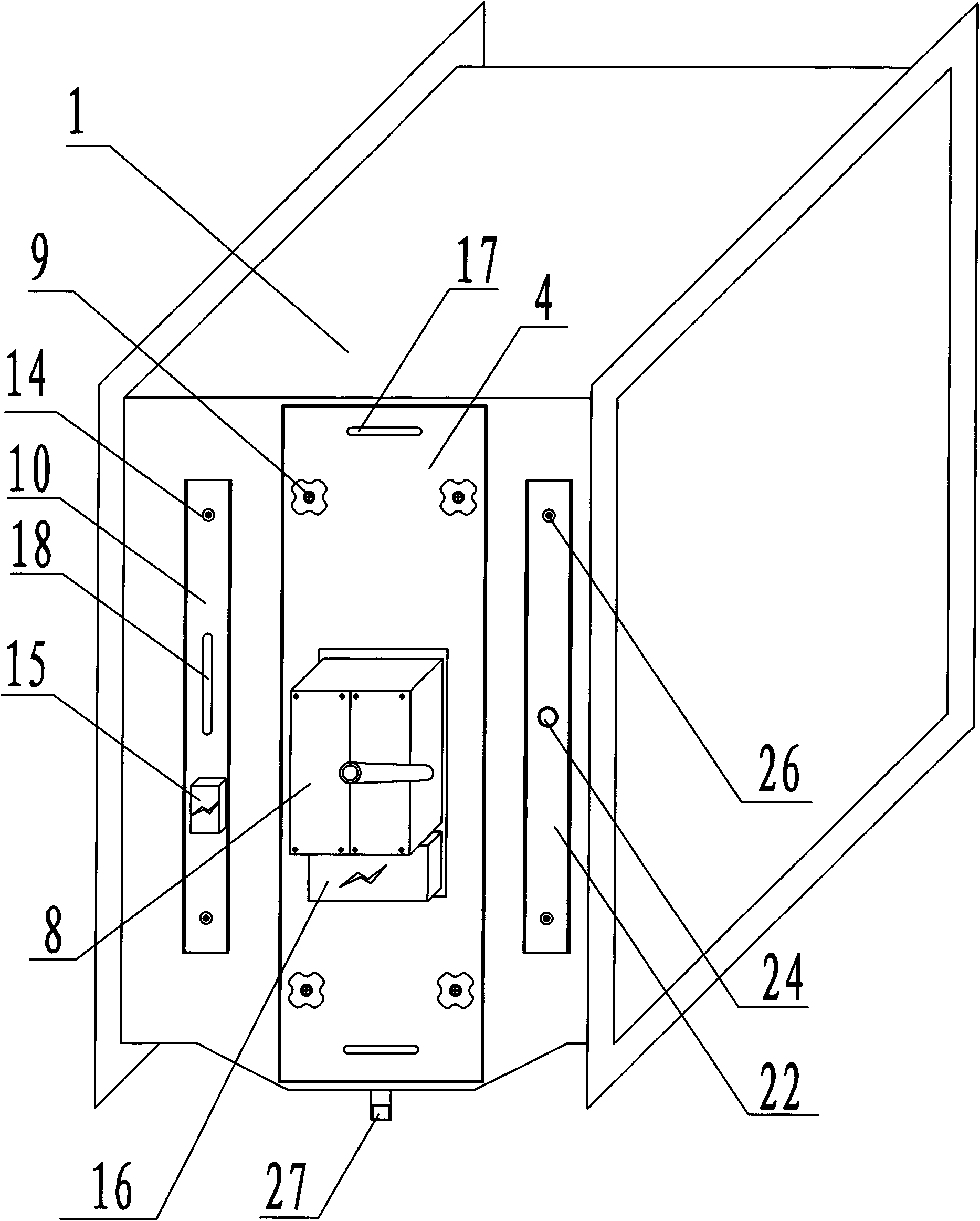 Fireproof valve for oil smoke pipeline of setting machine