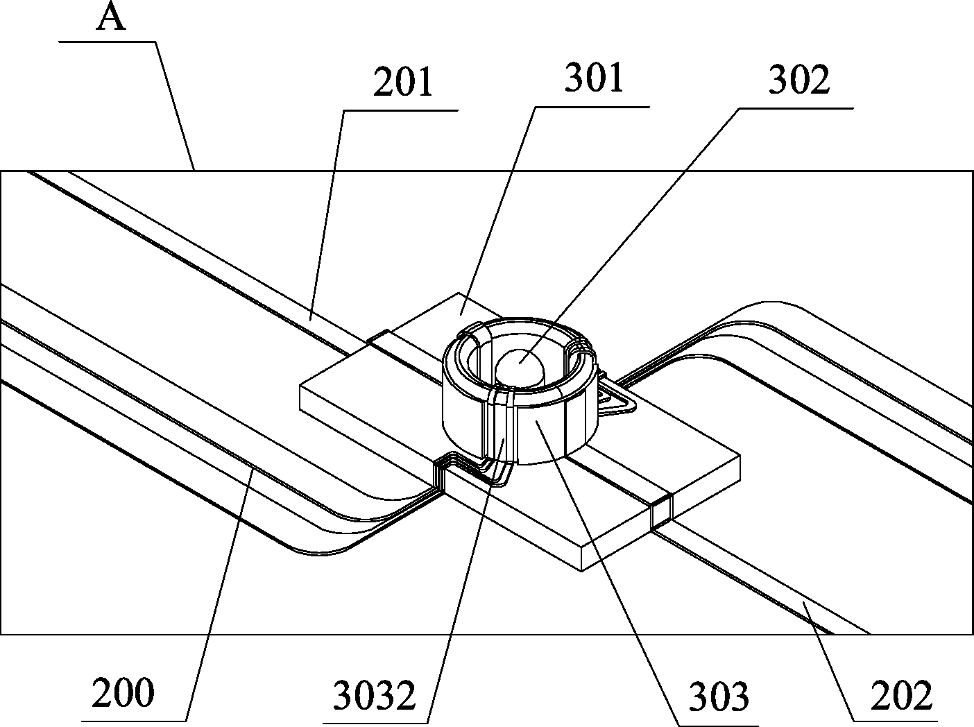 NFC (Near Field Communication) antenna assembly