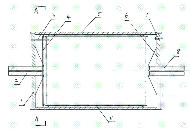 Roller for energy-saving constant-temperature oil heating mangle