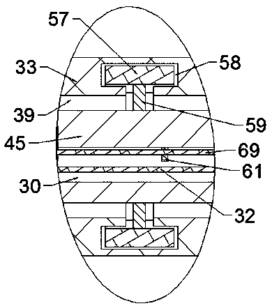 Scrap iron collecting device for machine tool