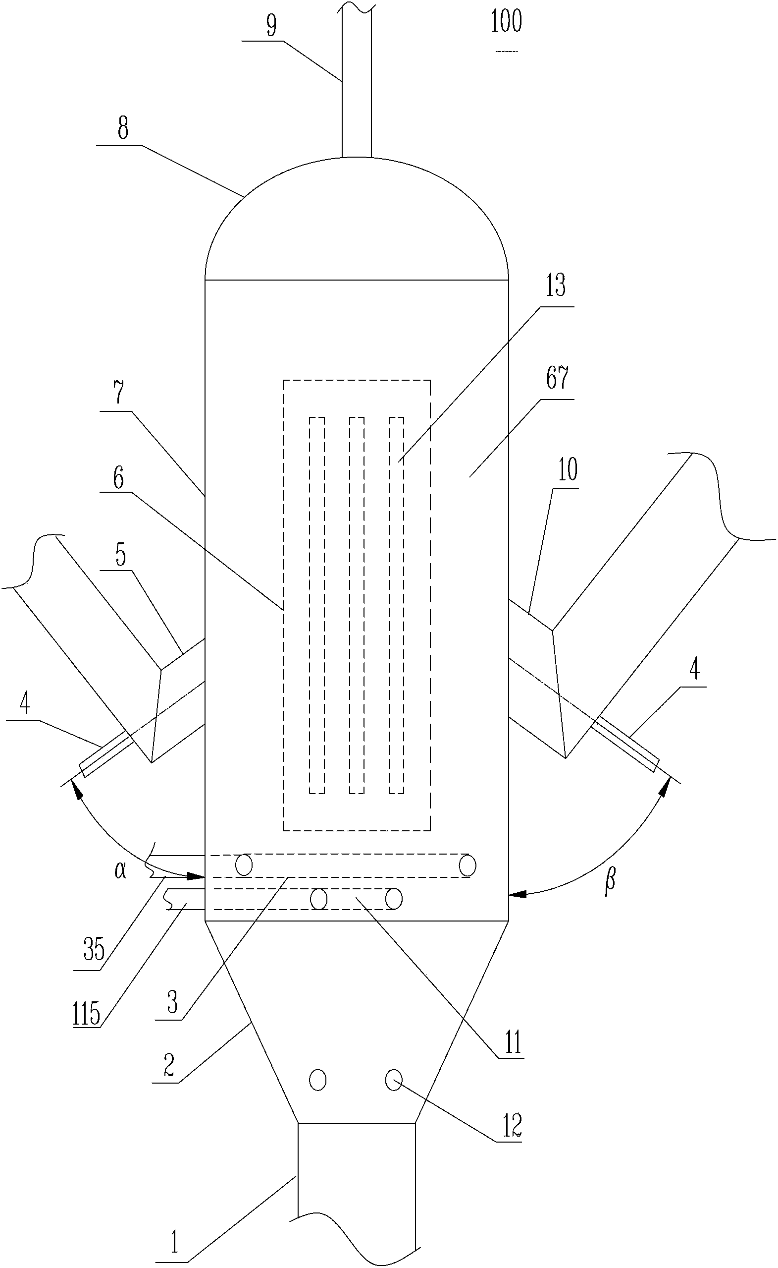 Gas/solid circulation mixing steam stripper and mixing and steam stripping method of solid particles