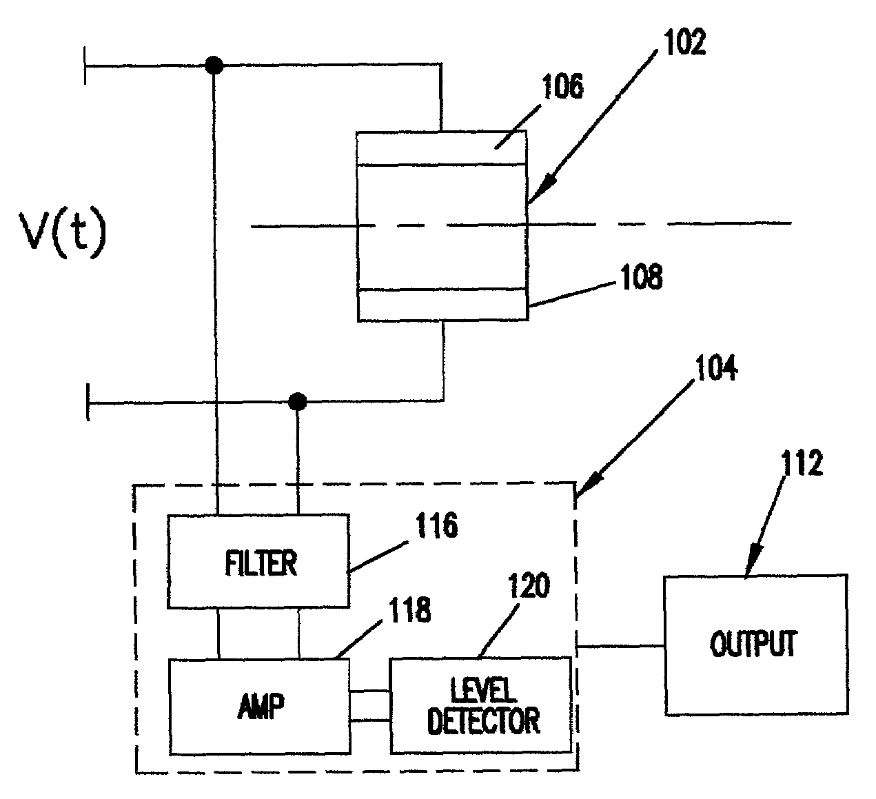 Head vibration detection device and method