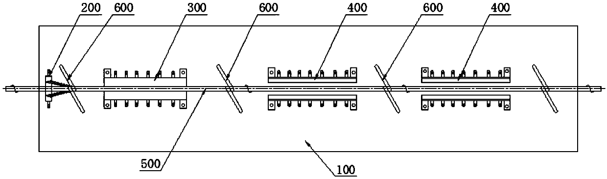 Spray quenching device and steel bar production line