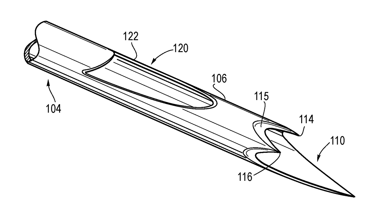 Endoscopic tri-point biopsy needle