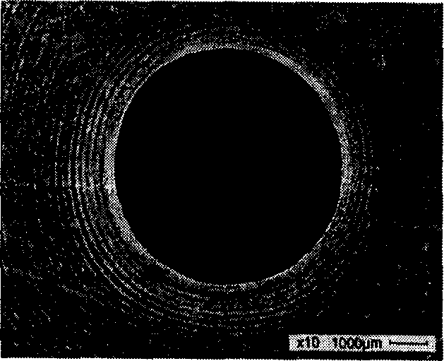 Hole-forming method and device based on laser shock wave technology