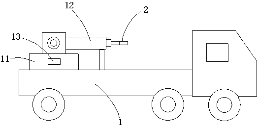 Aerial nursery stock pruning device capable of improving efficiency