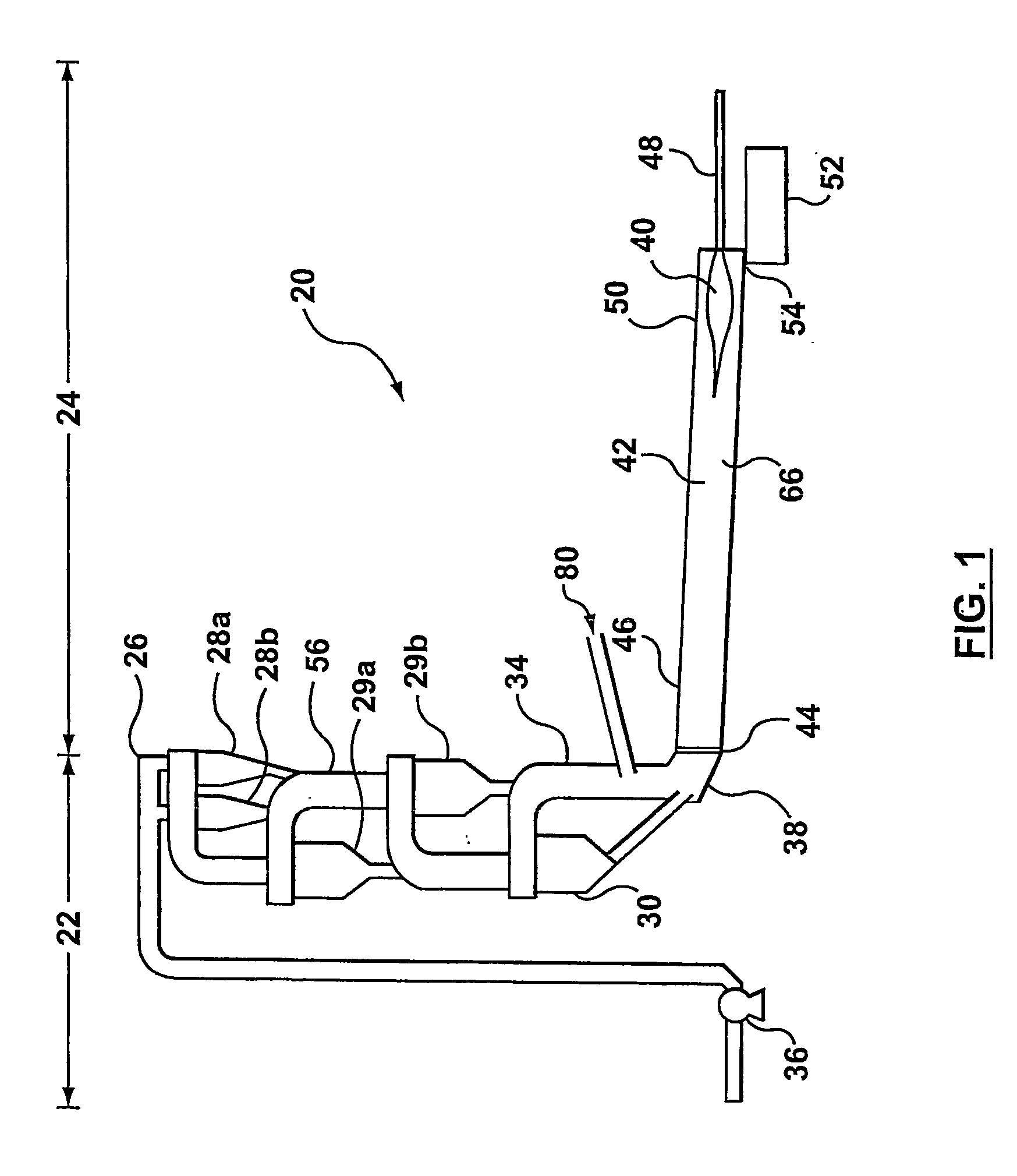 Method and system for process gas entrainment and mixing in a kiln system