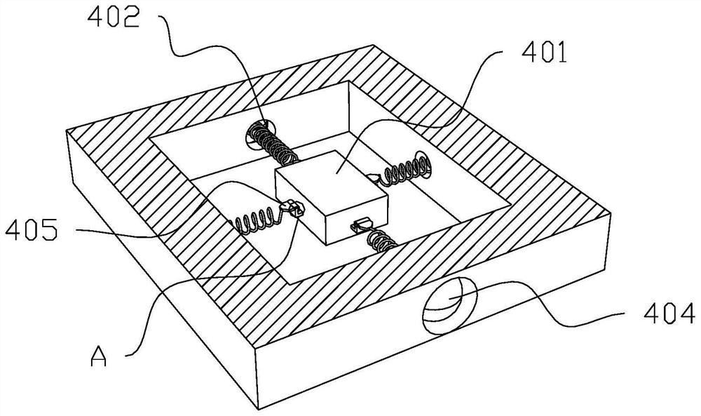 An anti-vibration device for placing cultural relics