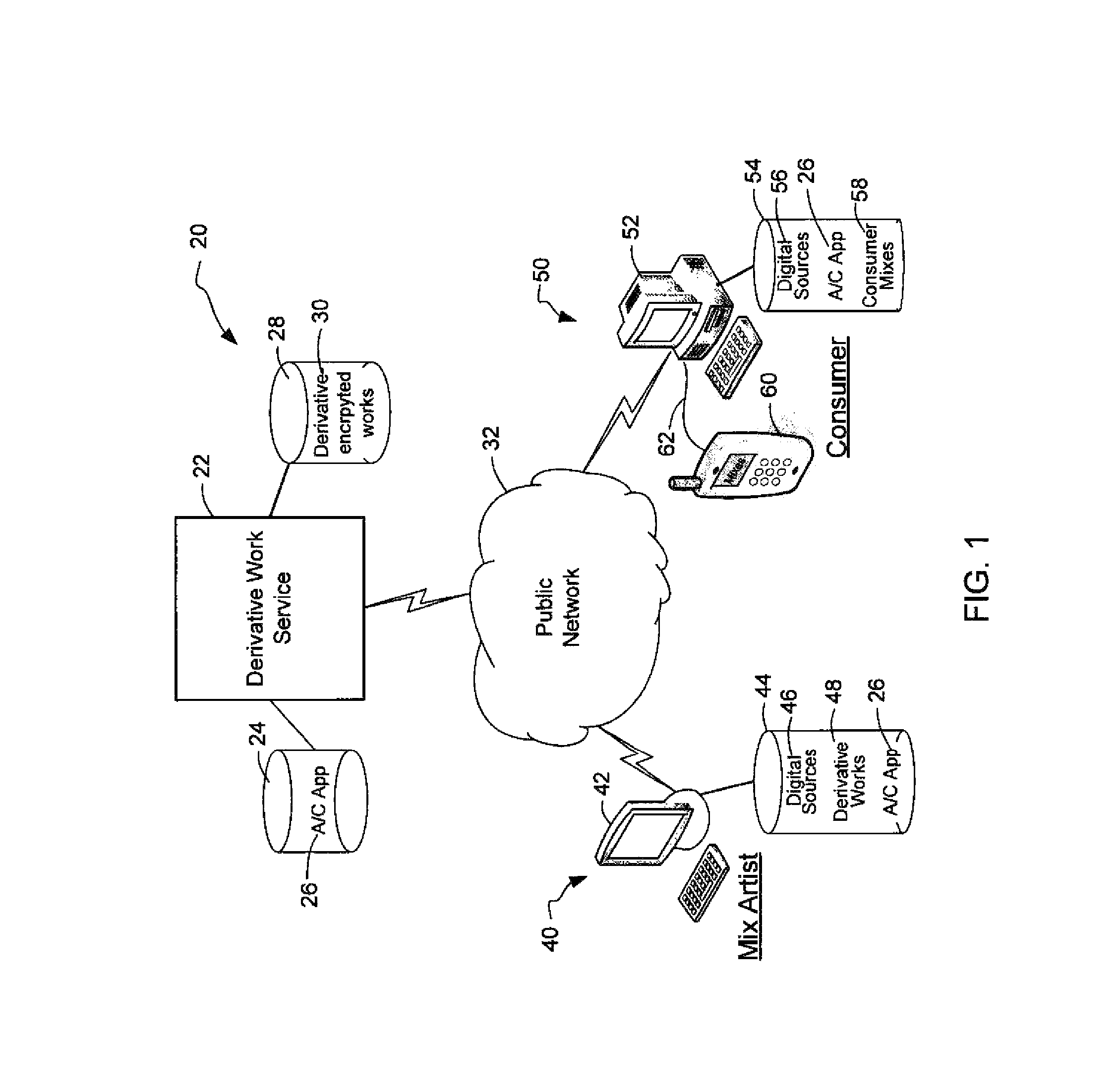 System and method of encrypting a derivative work using a cipher created from its source