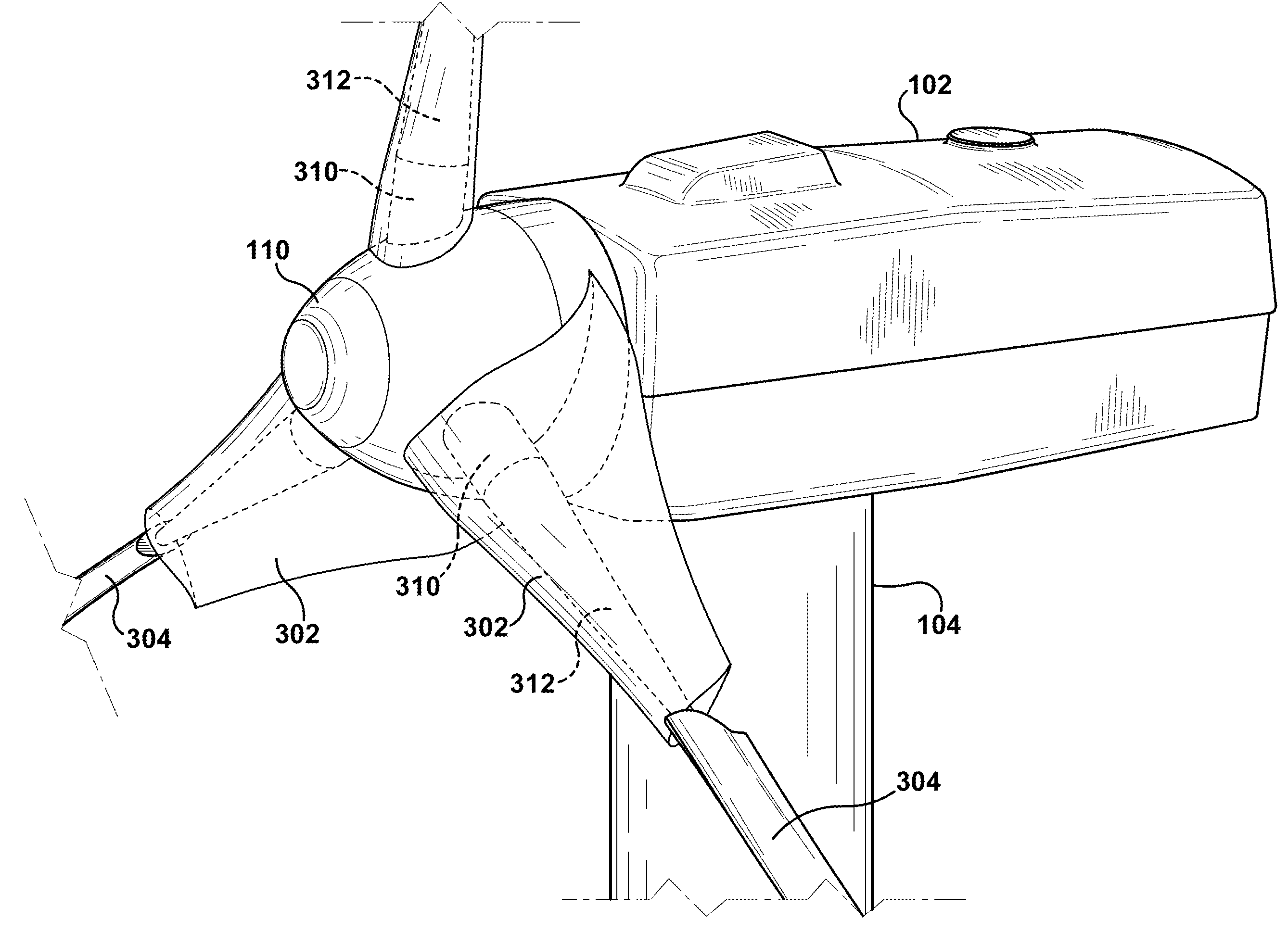 Multi-section wind turbine rotor blades and wind turbines incorporating same