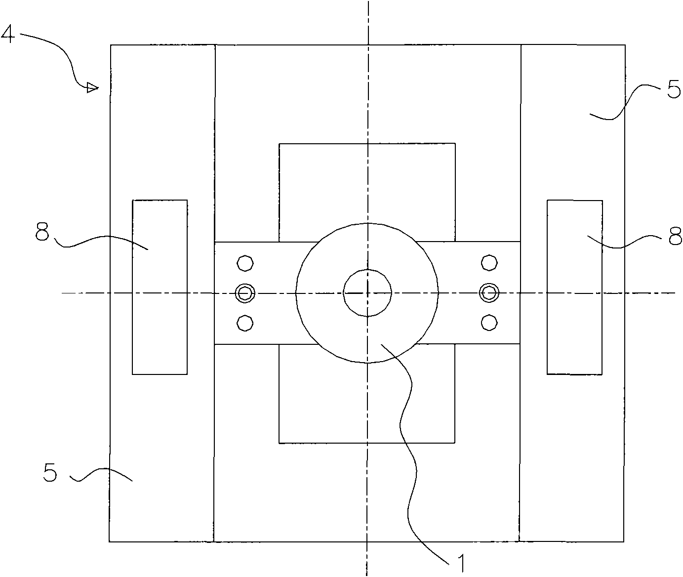 Multi-waveform electromagnetic excitation device of continuous casting crystallizer