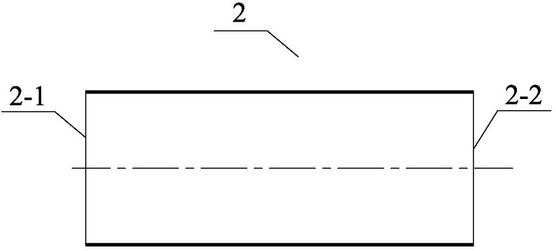 A linear locking cylinder with a built-in fixed ultrasonic screw rod