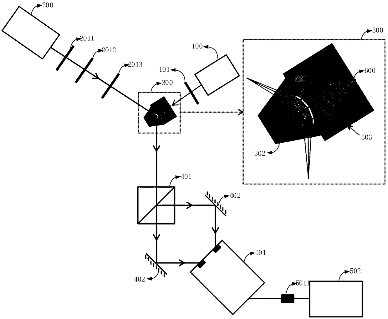 Opto-acoustic microimaging system and opto-acoustic microimaging method