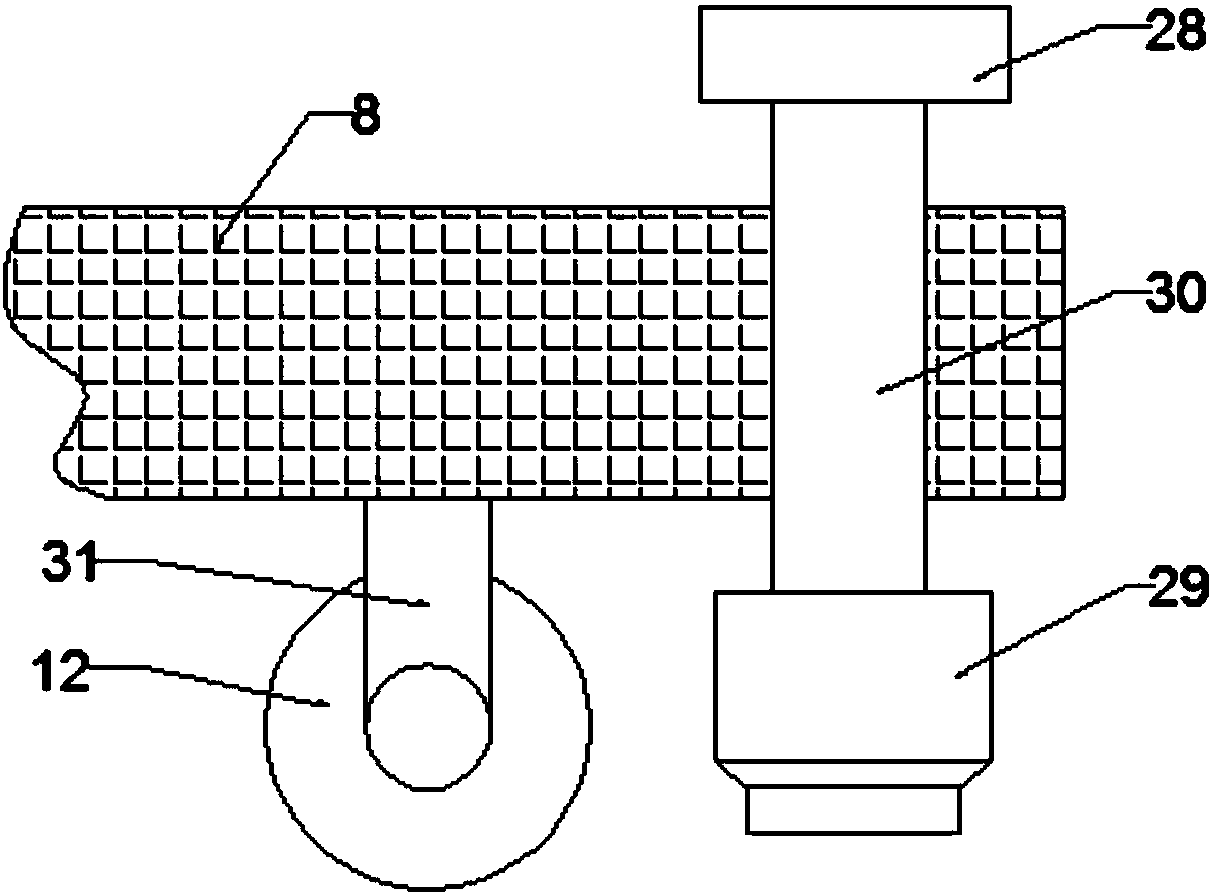 Convenient and fast wall brushing device for building decoration