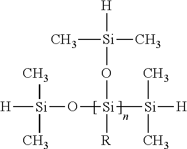 Curing rubber by hydrosilation