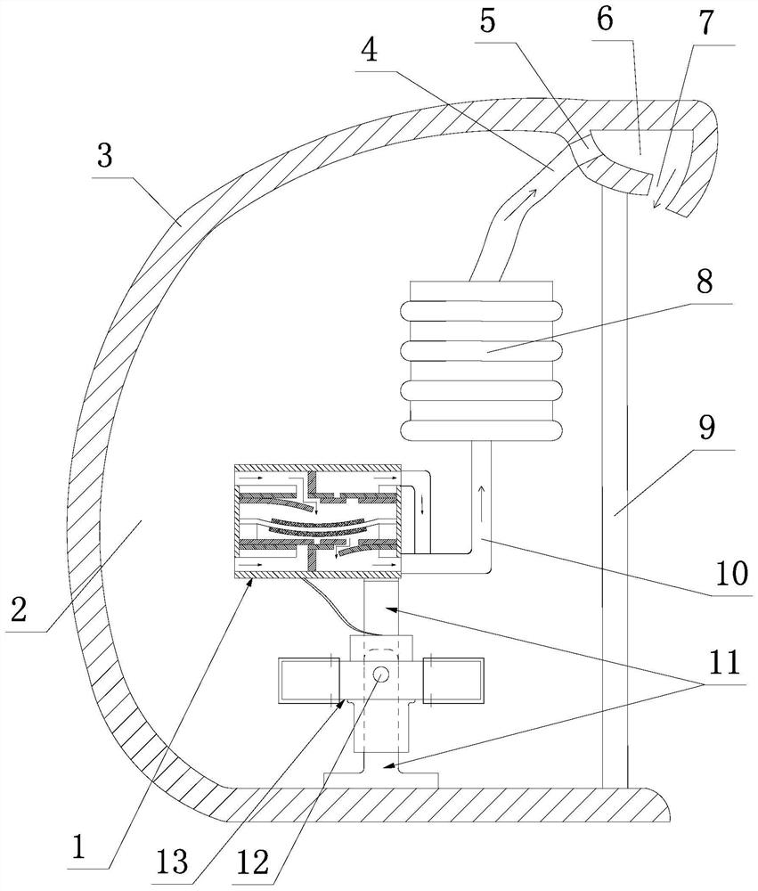 Automobile rearview mirror capable of automatically removing rain, fog and water