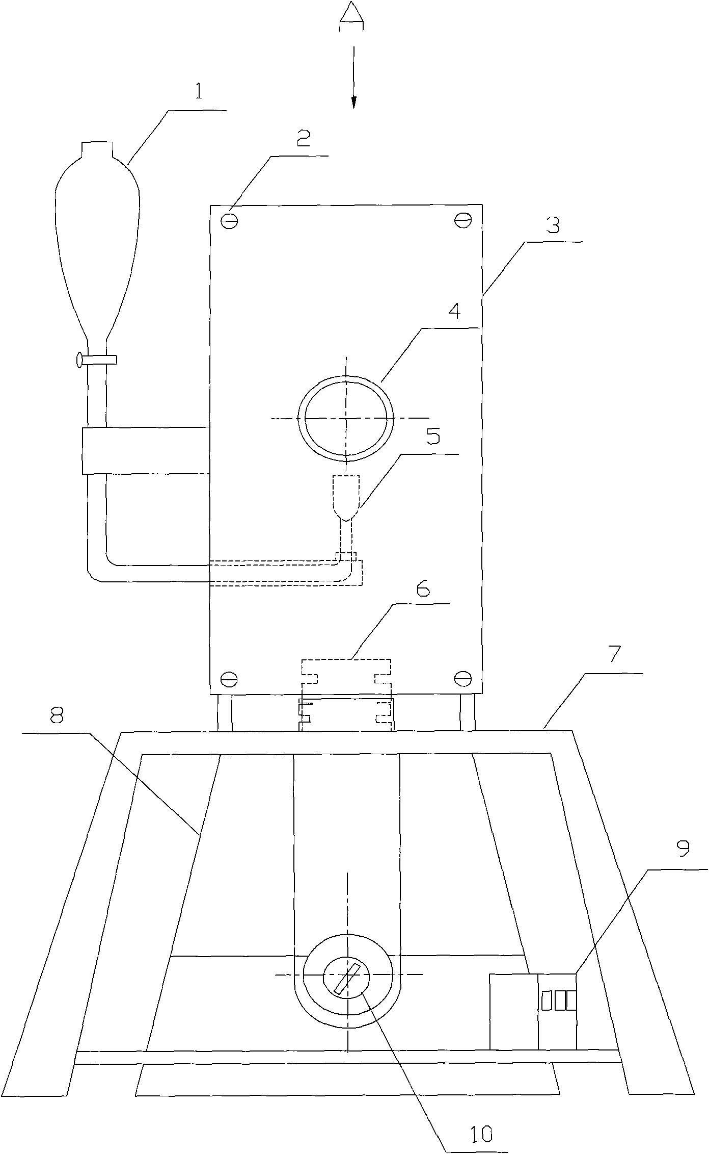 Method for online measurement of concentration of OH free radical in flame zone of Class B fire and flame device