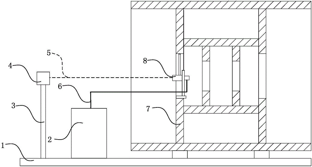 Multi-hole parameter detection system and detection method