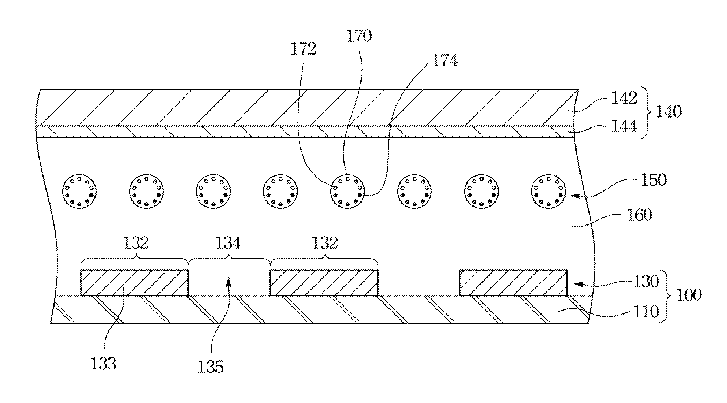 Driving substrate and display using the same