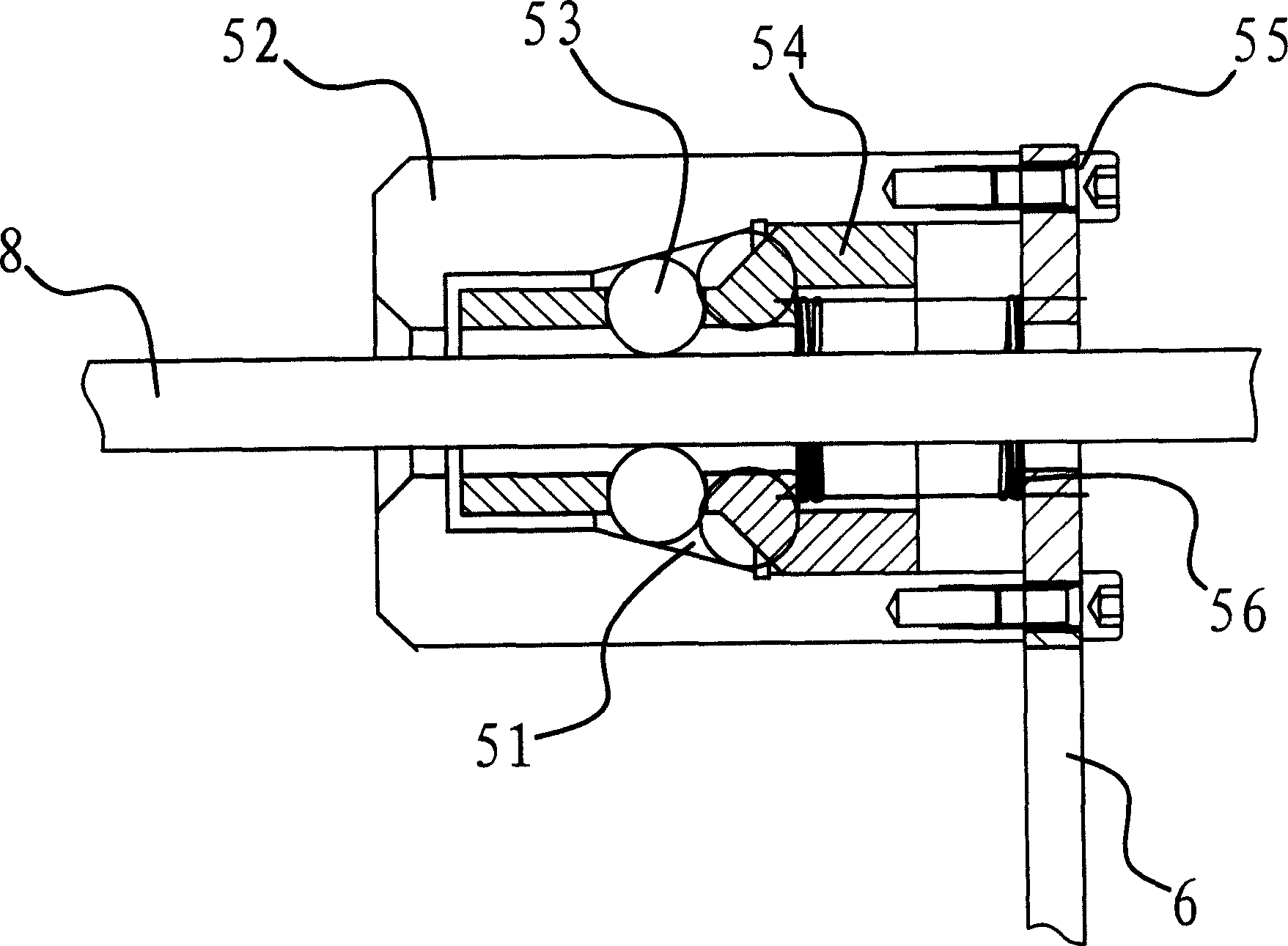 Automatic feeding device for lathe