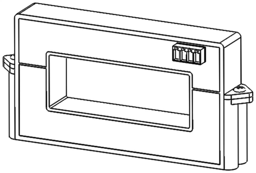 Transformer grounding wire alternating current and direct current component detection device