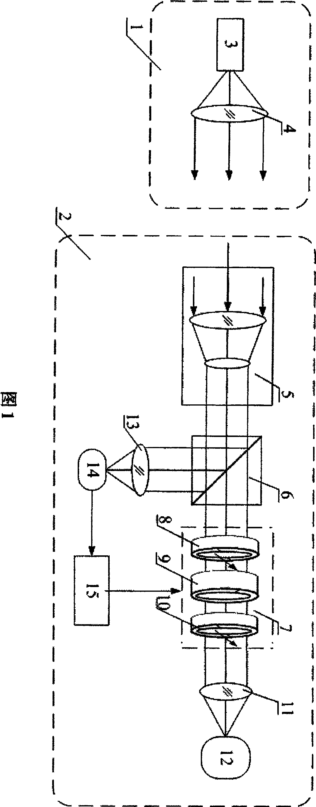 Light intensity self-adaptive control system based on LCD for atmospheric laser communication system