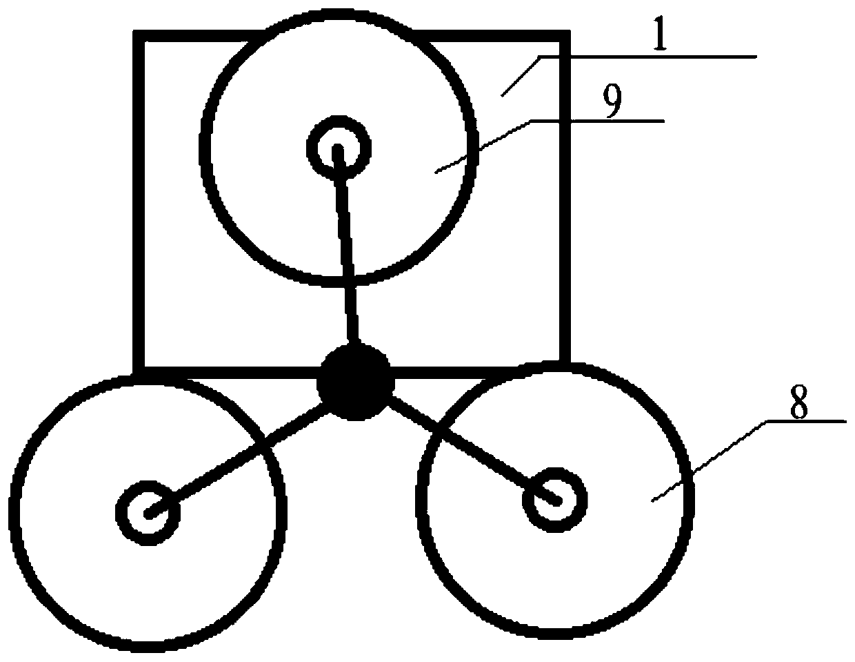 Trackless obstacle-crossing intelligent inspection robot