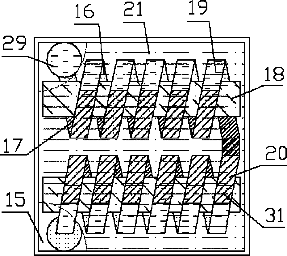 Insertion piece for measuring transient heat flow density distribution in fuel cell