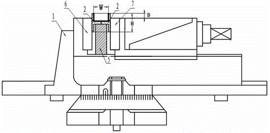 A processing method for T-shaped thin-walled parts