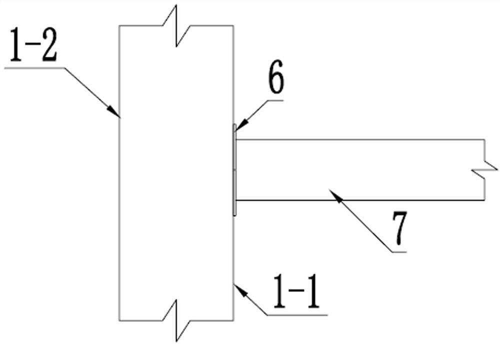 Weir-mold integrated double-wall steel cofferdam with vertical hidden enclosing purlins