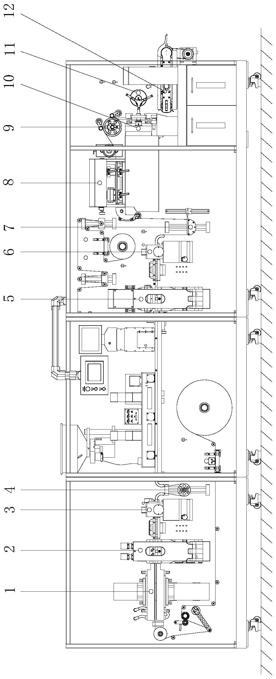 High-speed plate type bubble cap machine