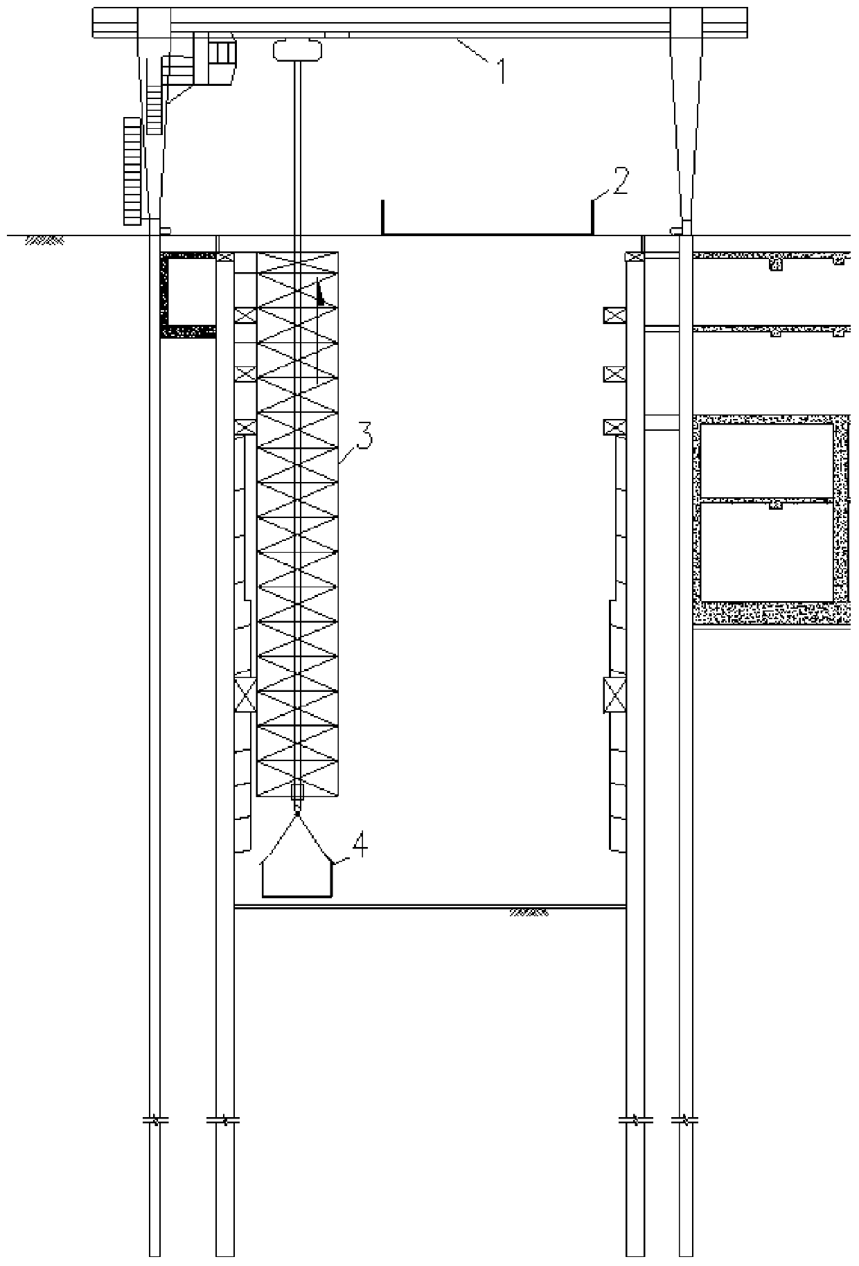 Rapid soil sampling system and method for constructing ultra-deep shaft foundation pit