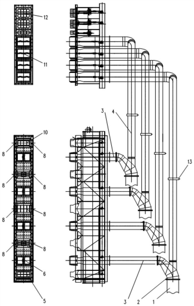 Ultra-low NOX combustion system and method of tangential combustion boiler