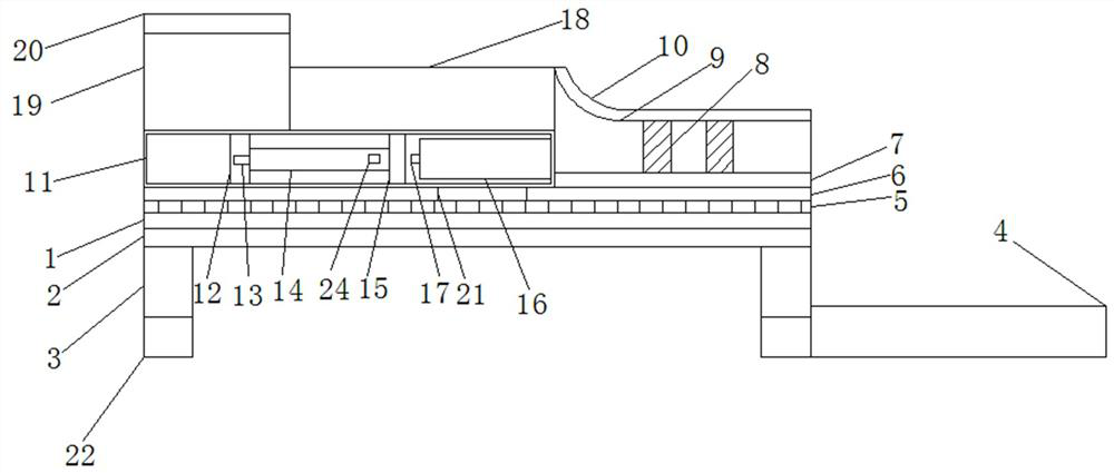 A kind of multifunctional pad device for kneeling and worship in auditorium