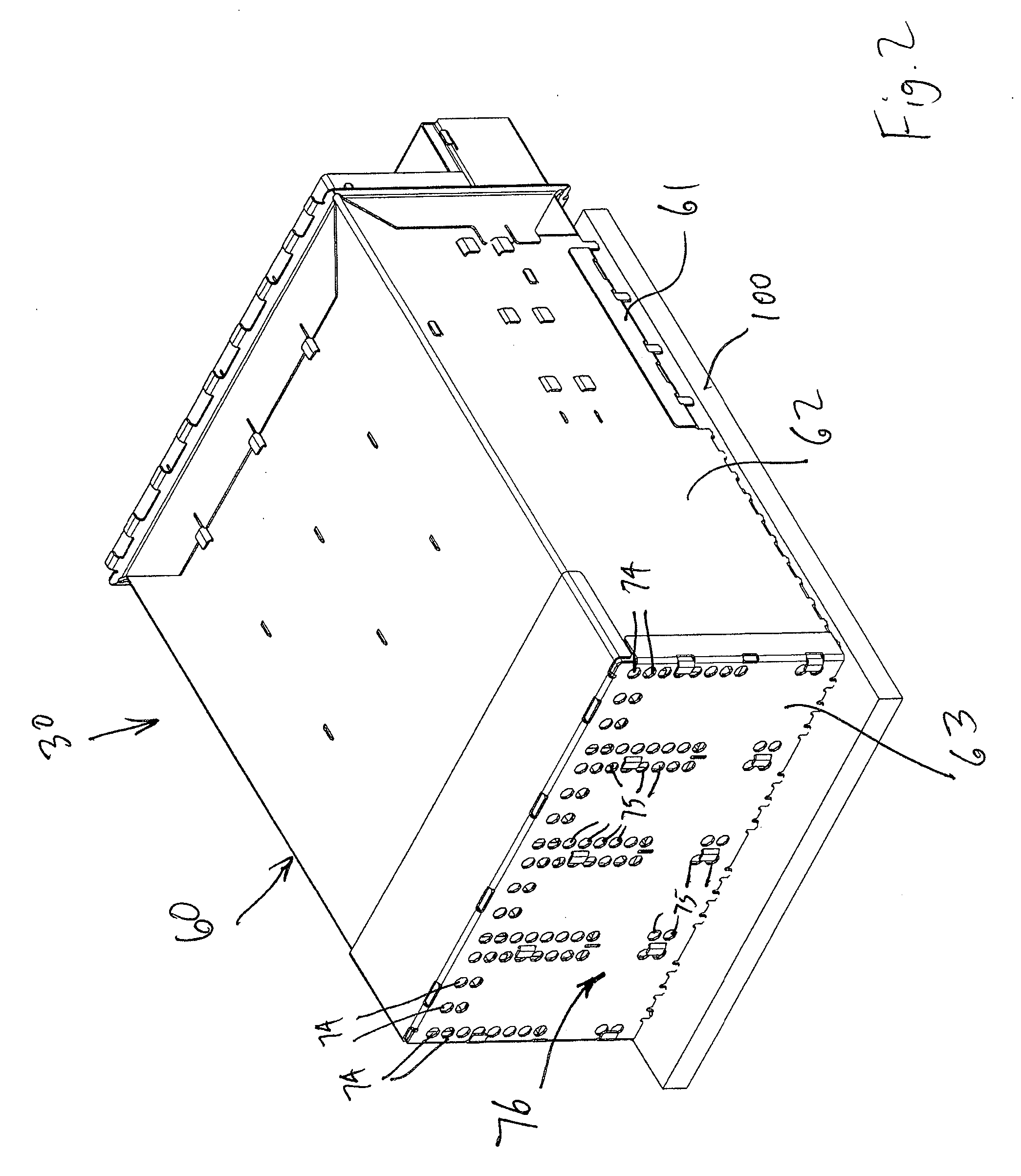 Connector system with airflow control