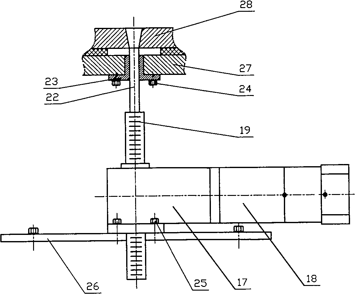 Full electrodynamic mould locking device of rubber injection machine