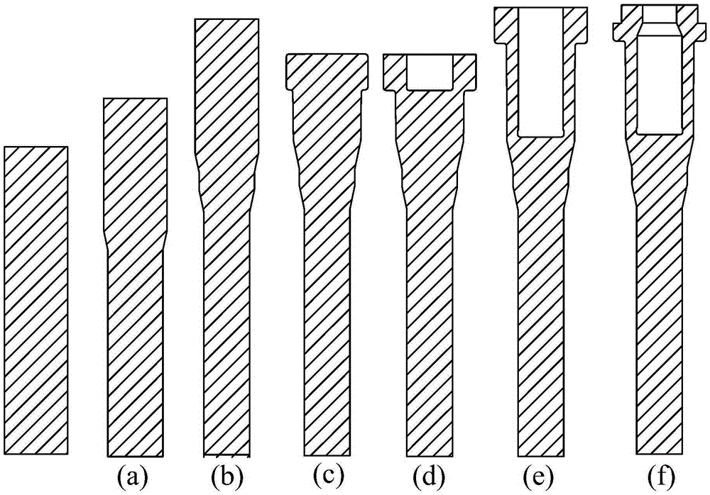 Die for pre-forming inner holes of deep-hole shaft parts, method for forming inner holes and forming process of deep-hole shaft parts