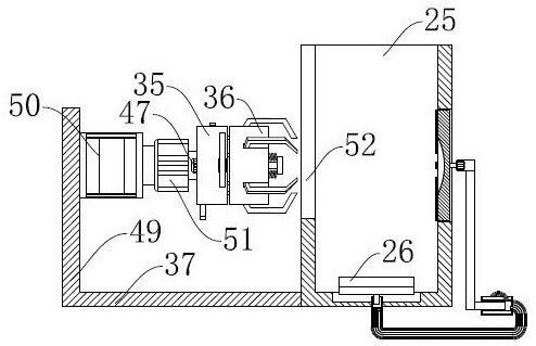 Car tire self-clamping, splitting and grinding integrated device based on Pascal's law