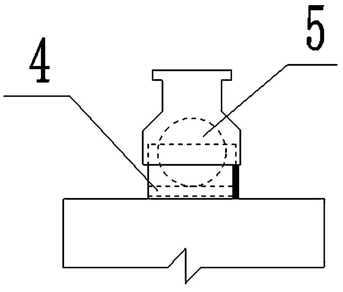 Automatic air pressure drainage kettle device for foundation pit and use method thereof