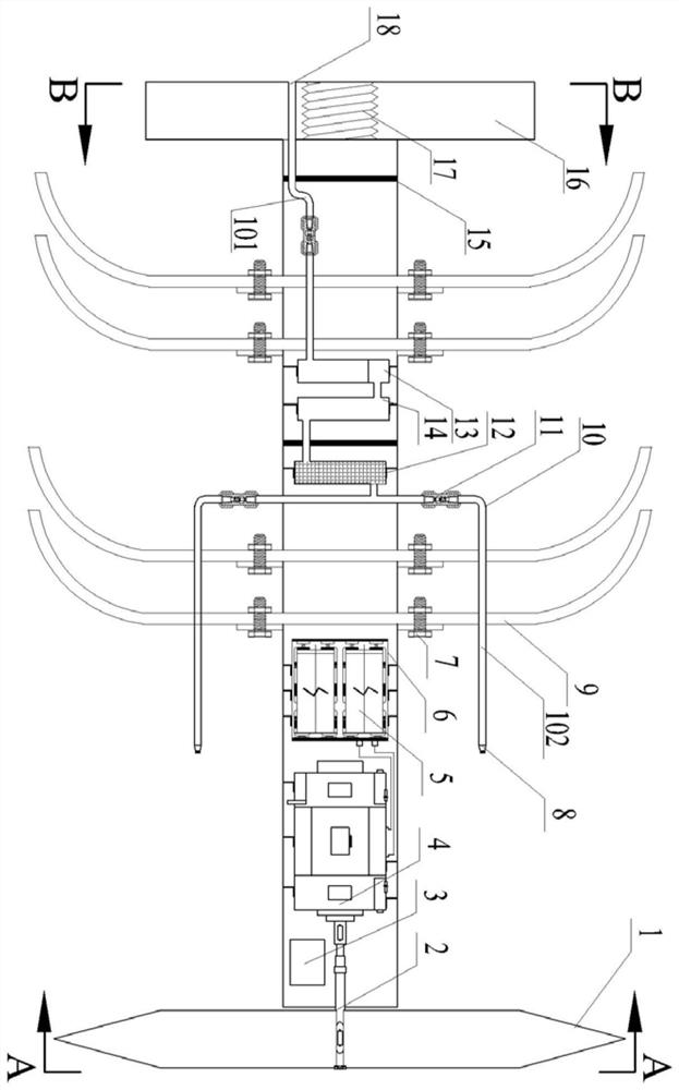 A pipe pig specially used for removing hydrate blockage in natural gas pipelines