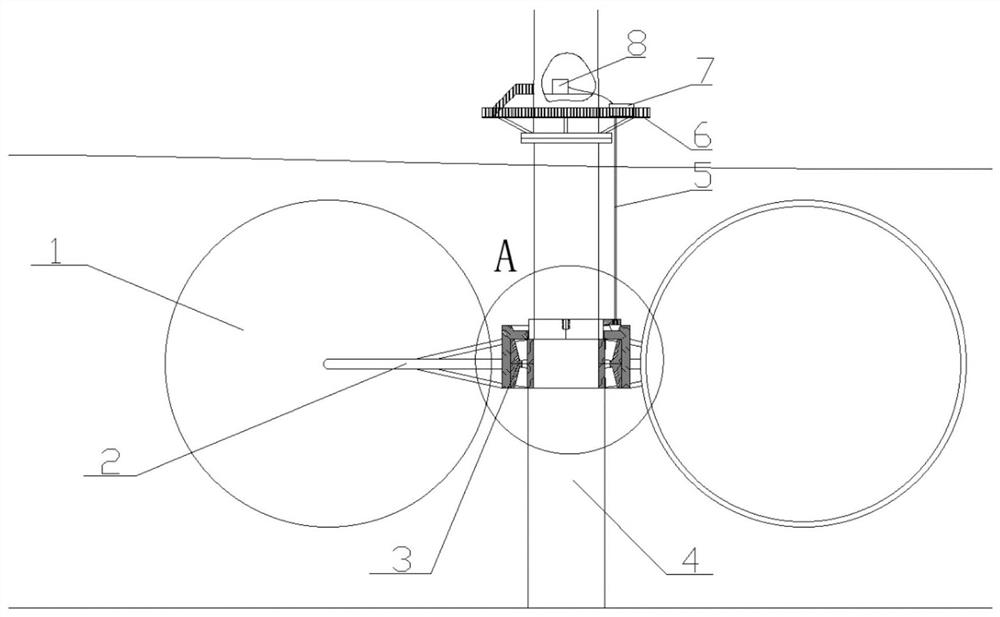 Ocean current power generation device and power generation method thereof