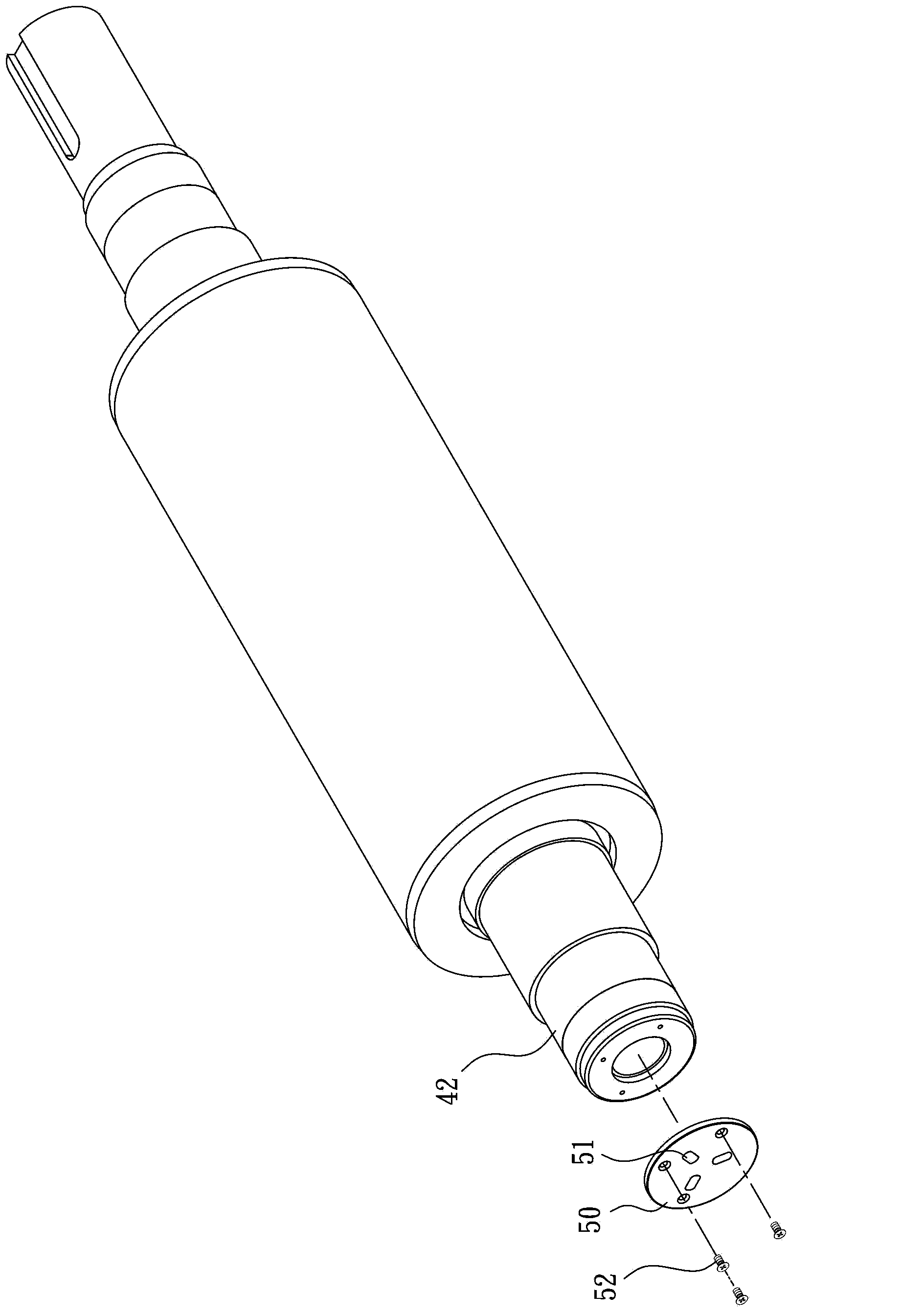 Motor spindle capable of dissipating heat